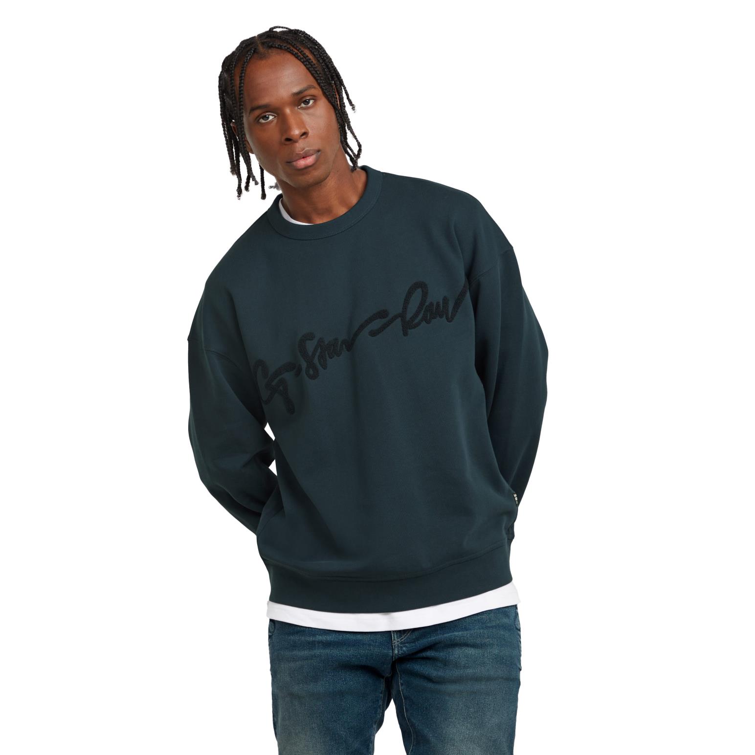 G-Star Chenille G-Script Loose Sweater